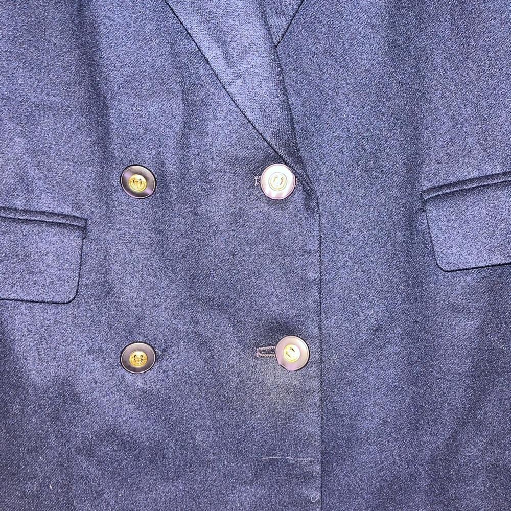 Pendleton 100% wool women’s navy blazer women’s size 10 vintage - Picture 2 of 7